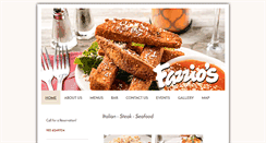 Desktop Screenshot of fazziosrestaurant.com